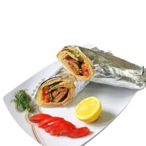 کباب لقمه با نان لواش