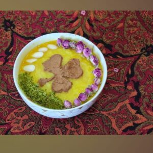 شله زرد زعفرانی